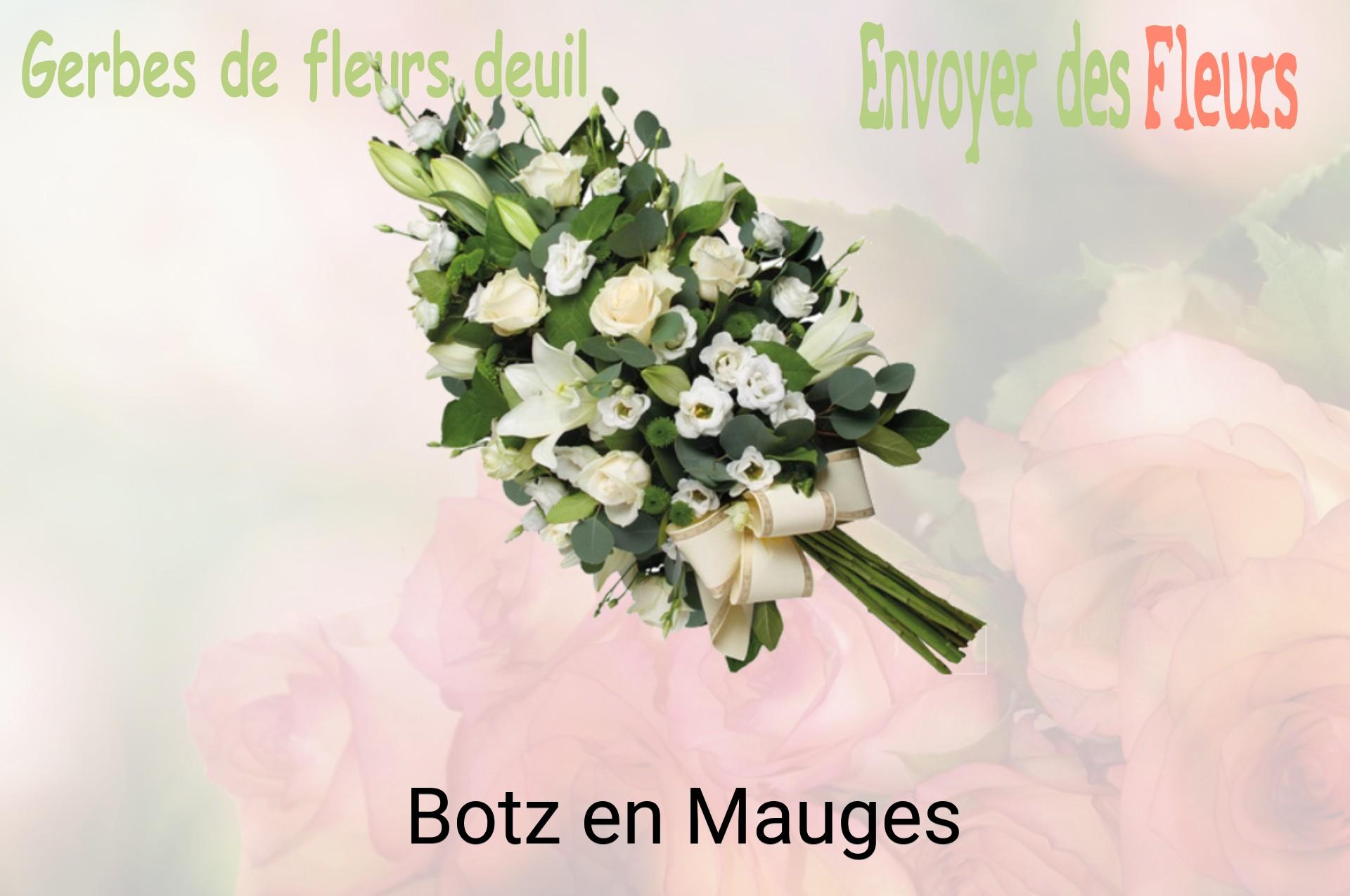 Gerbe de fleurs de deuil livrée à Botz-en-Mauges